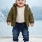 شلوار جین لاینر دار کد:7013