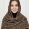 روسری  نخی طرحدار کد 4116